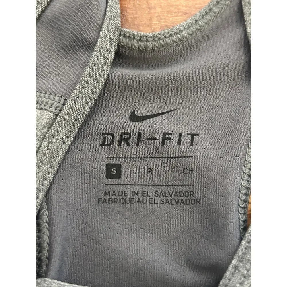 Nike Dri-FIT women's racerback training gray tank Small